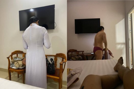 Video clip cô giáo và phụ huynh thực hiện hành vi tình dục hạnh phúc