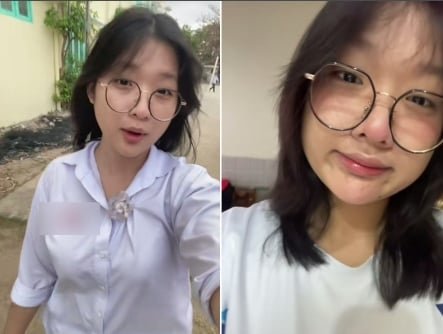 Nữ sinh xinh đẹp trường Hoàng Hoa Thám ở thành phố biển Nha Trang