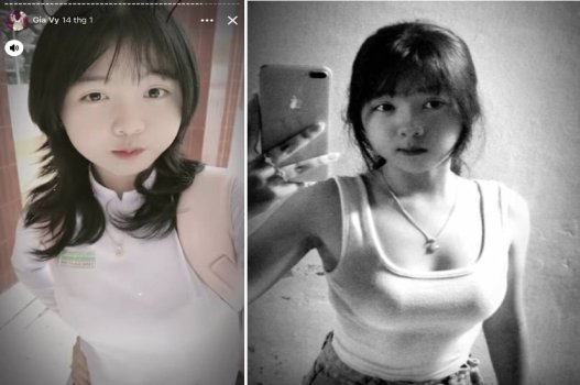 Em gái Gia Vy quá sexy khi diện áo dài